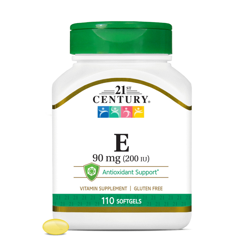 21st Century Vitamin E 90 mg. | 200 IU (110Softgels) วิตามินอี