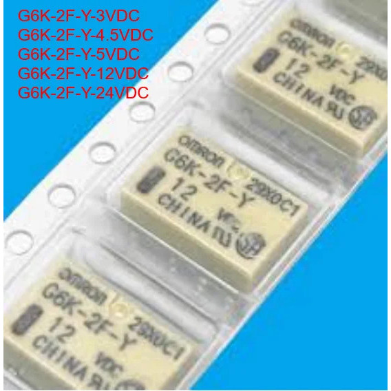 1-5 ชิ้น/ล็อต G6K-2F-Y-3VDC .G6K-2F-Y-4.5VDC G6K-2F-Y-5VDC G6K-2F-Y-12VDC G6K-Y-12VDC G-Y6K-2F-Y-Y-Y