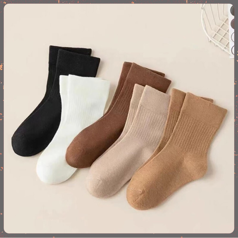 ถุงเท้าเด็ก ถุงเท้าเซ็ต ขว ผ้านิ่ม มีไซส์ให้เลือก หลายสี Kids Socks