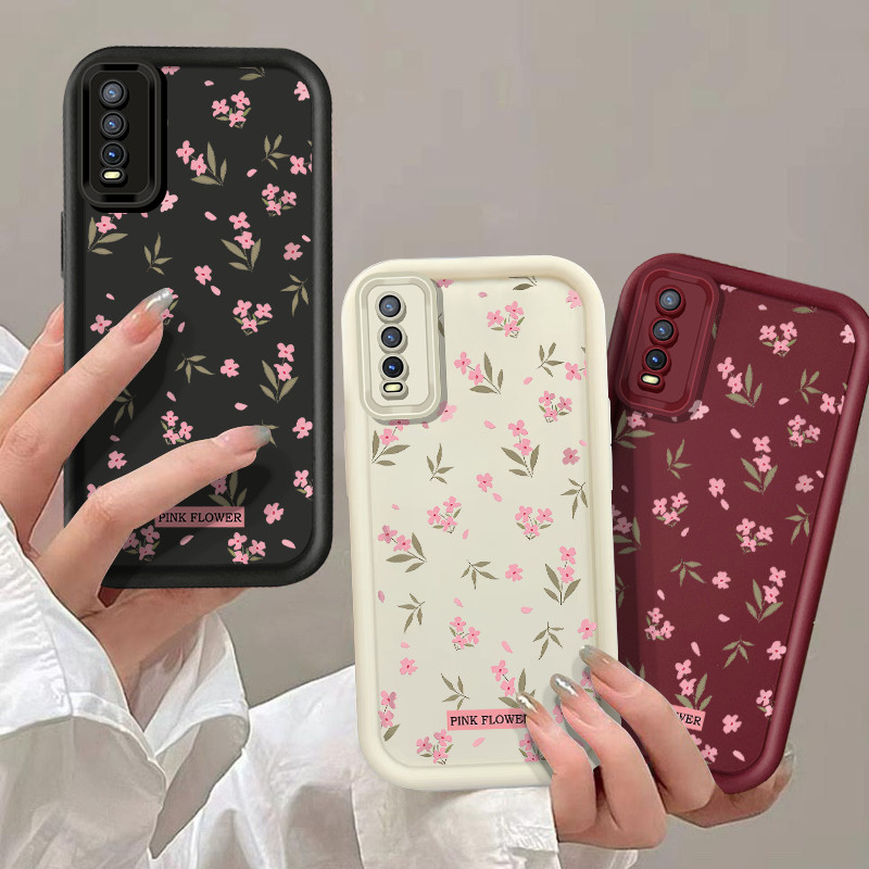 ปลอกสําหรับvivo V2038 V2102A V2039 V2042 V2043 V2048 V2052 V2054 V2068 V2069 V2070 V2101 V2110 V2111 V2135 V21 แองเจิลกรณีตาสีชมพูกรณี