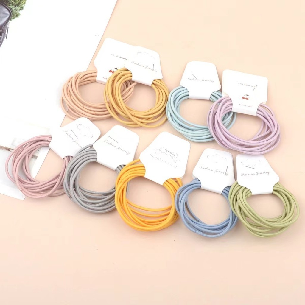 การ์ตูนสไตล์ใหม่สีสดใส หลายรูปแบบสวยน่ารัก สายคาดผมแฟชั่น เชือกผมนุ่ม ความยืดหยุ่นสูง คาดผม สเปรย์ฉีดผมนุ่มและไม่ทิ้งผม