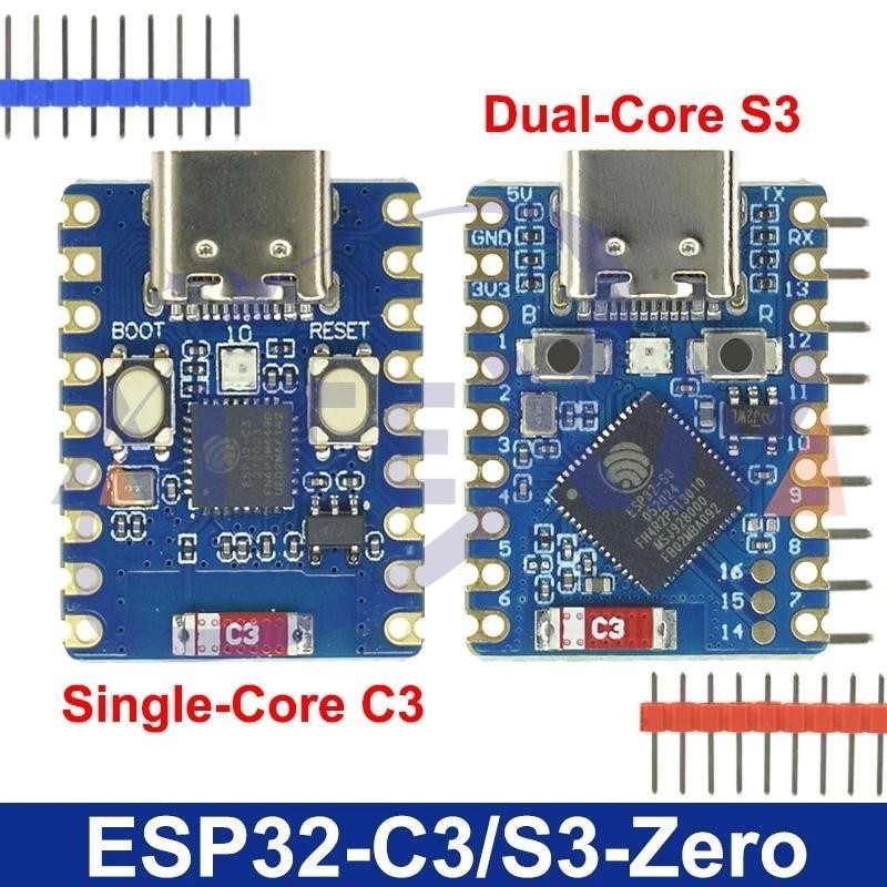 Esp32-c3-zero ESP32-S3-Zero Mini Development Board WiFi บลูทูธขนาดเล็กพิเศษขนาด ESP32 C3 S3 ESP 32