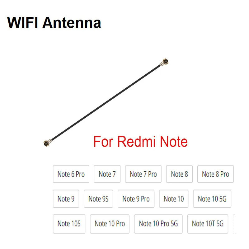 ภายใน Wifi เสาอากาศสัญญาณ Flex สายสําหรับ Xiaomi Redmi หมายเหตุ 6 7 8 9 9S 10 10S 10T Pro MAX 5G อะไหล่