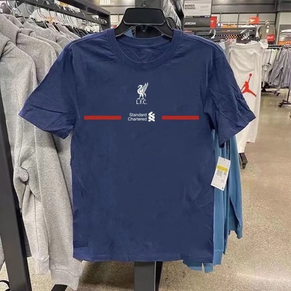 [Heavy 100% Cotton] เสื้อยืดแขนสั้น Mr. ฟุตบอลลิเวอร์พูลย์ผู้ชายผู้หญิงหลวมสบายๆเสื้อยืดคอกลม ฮ่าๆ