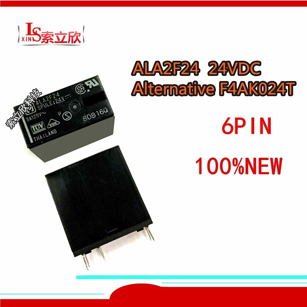 ✤10PCS/lot  100%Original New Relay  ALA2F24  24VDC  ALA2F12  12V  ALA2F24-24V  ALA2F12-12VDC  6PIN 3