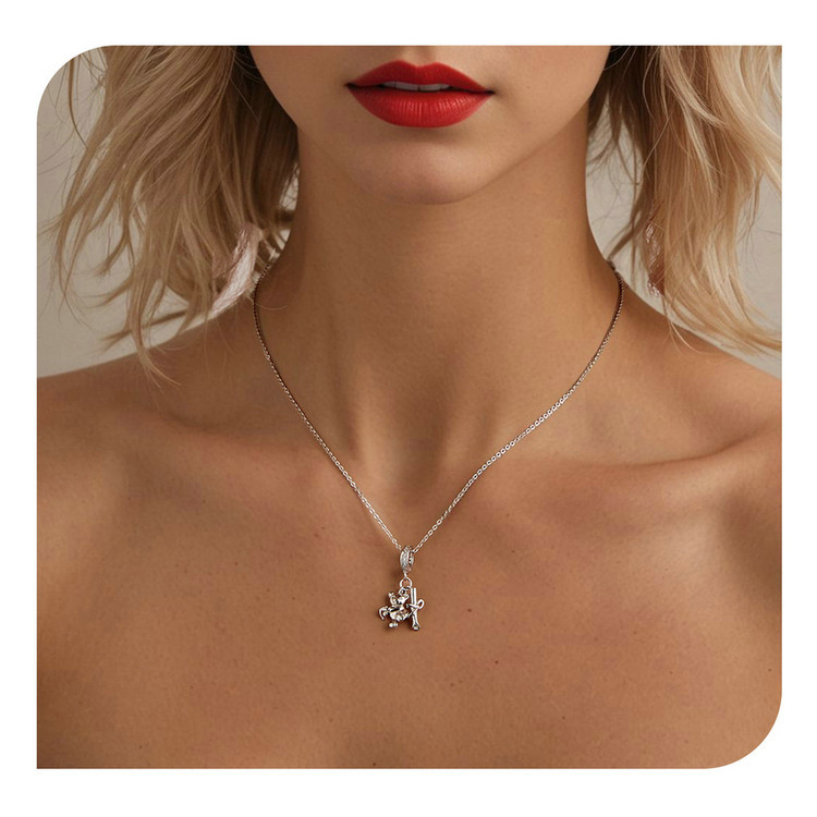 Bamoer 925 เงินสเตอร์ลิง Charms หมีน่ารักจี้แฟชั่นอุปกรณ์เสริมของขวัญวันเกิด SCC2023 - รูปที่ 6