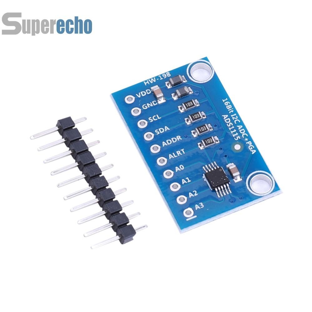 Ads1115 ตัวแปลง ADC แบบอะนาล็อก 4 ช่องความแม่นยําสูงสําหรับ Arduino RPi [superecho.th]