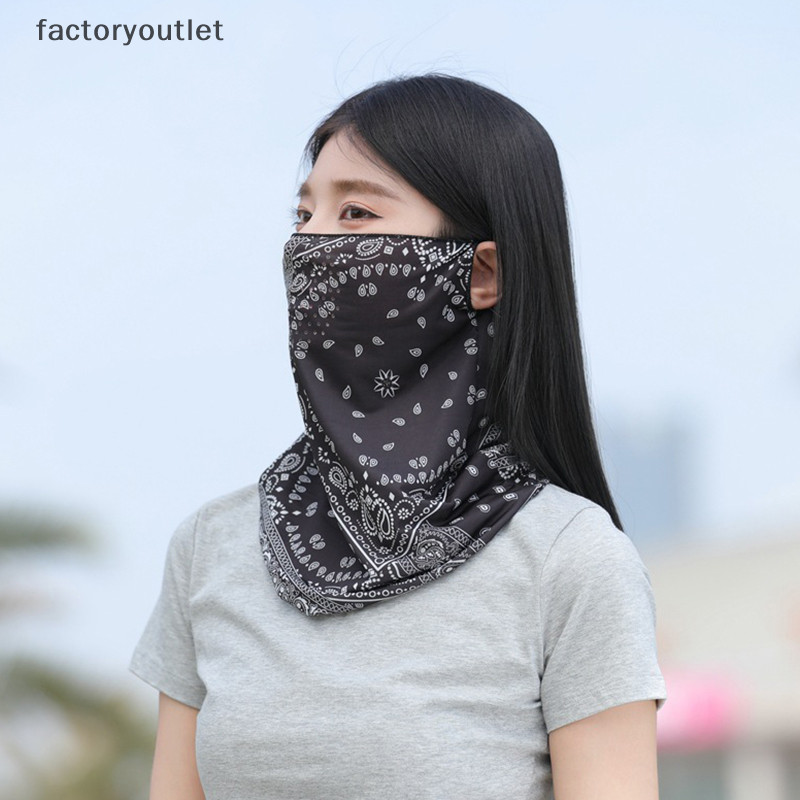 Flth แฟชั่นหน้ากากระบายอากาศสําหรับผู้ชายผู้หญิงฤดูร้อนใบหน้าคอป้องกันรังสียูวีหูผ้าพันคอกีฬากลางแจ้งขี่จักรยานผ้าพันคอ Vary