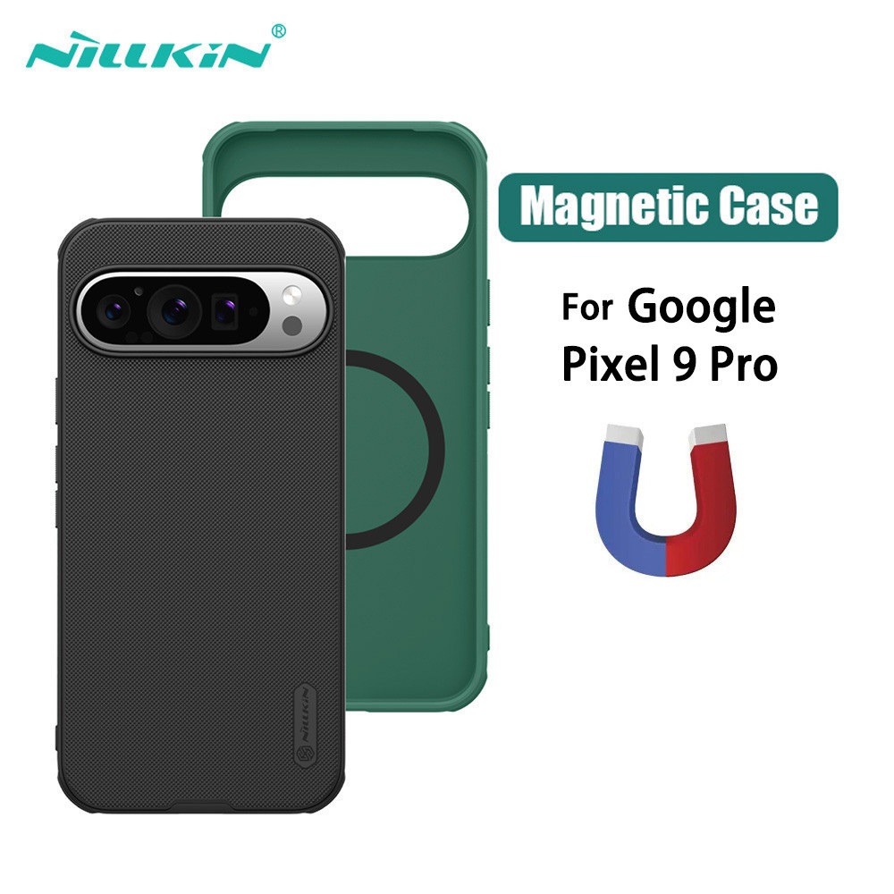 เคส สำหรับ Pixel 9 Pro Nillkin Frosted Shield Pro ฝาครอบแม่เหล็กเคสสำหรับ Google Pixel 9 Pro XL