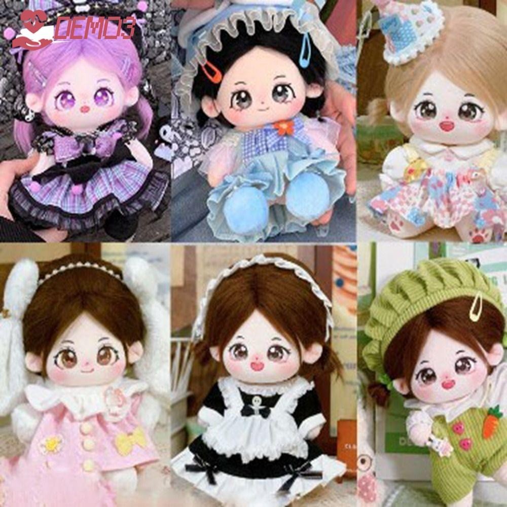 [เดโม3] ชุดเจ้าหญิงน่ารักพร้อมที่คาดผมการ์ตูนอุปกรณ์เสริมตุ๊กตาน่ารักเสื้อผ้าคุณภาพสูง20รูปแบบชุดเดรสแฟชั่นกระโปรงสําหรับ20ซมตุ๊กตาผ้าฝ้าย/ตุ๊กตาไอดอล อีโซ