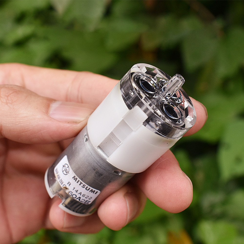 Mitsumi 370 ปั๊มลมขนาดเล็กไฟฟ้า Micro Booster 5V Oxygenation3-6V Aquarium Power ถังปลา Silent Medical อุปกรณ์ปั๊ม
