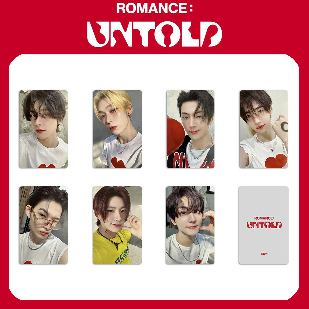 3-7pcs EN ROMANCE UNTOLD Album Lomo Card WVS Dicon Photocards MEMORABILIA DIMENSION：ANSWER MUSIC FOR