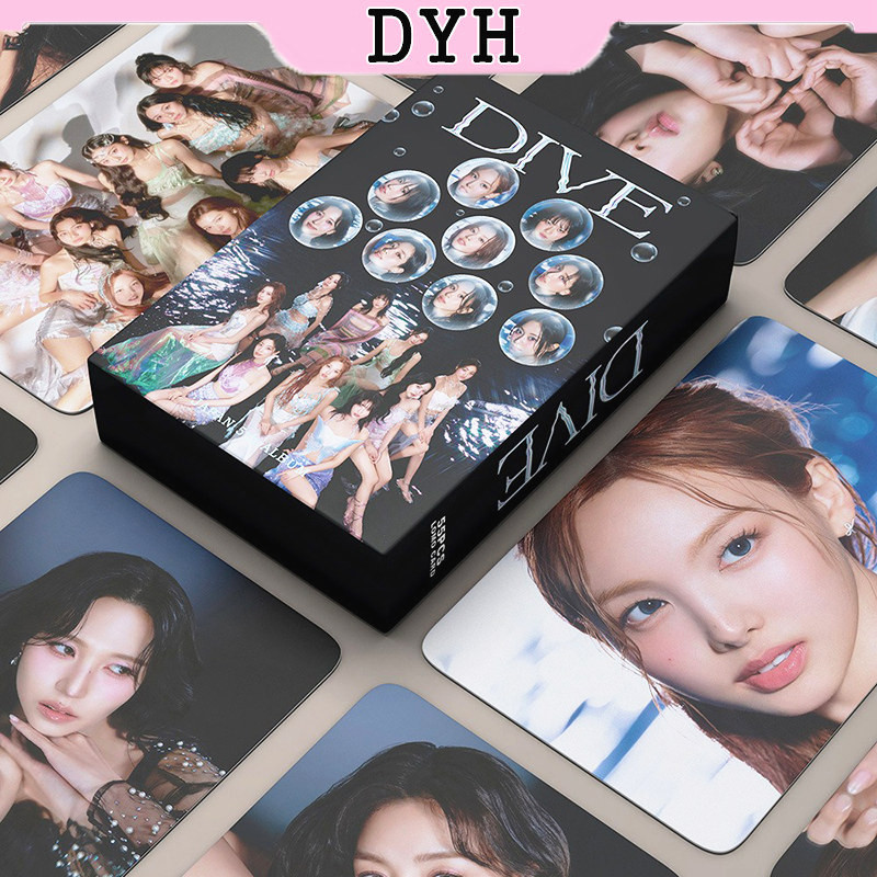 การ์ด TWICE อัลบั้ม โปสการ์ด DIVE KPOP LOMO Card 55 ชิ้น/กล่อง
