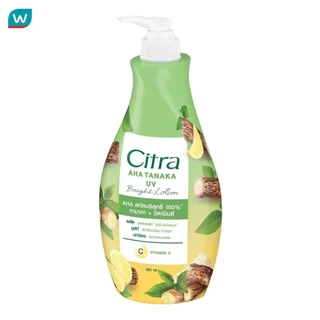 Citra ซิตร้า เอเอชเอ ทานาคา ยูวี ไบรท์ โลชั่น 500 มล. โลชั่น ลดเลือนจุดดำ ผิวเนียนใส