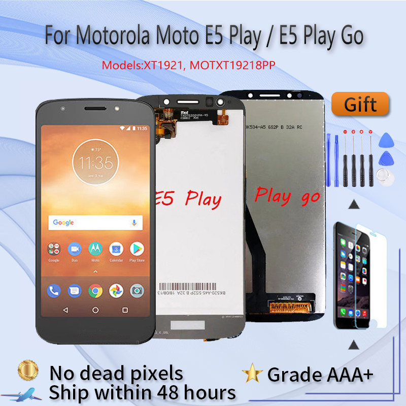 LCD สําหรับ Motorola MOTO E5 Play MOTO E5 Play Go เปลี่ยนหน้าจอจอแสดงผล LCD พร้อม Touch Broken Scree