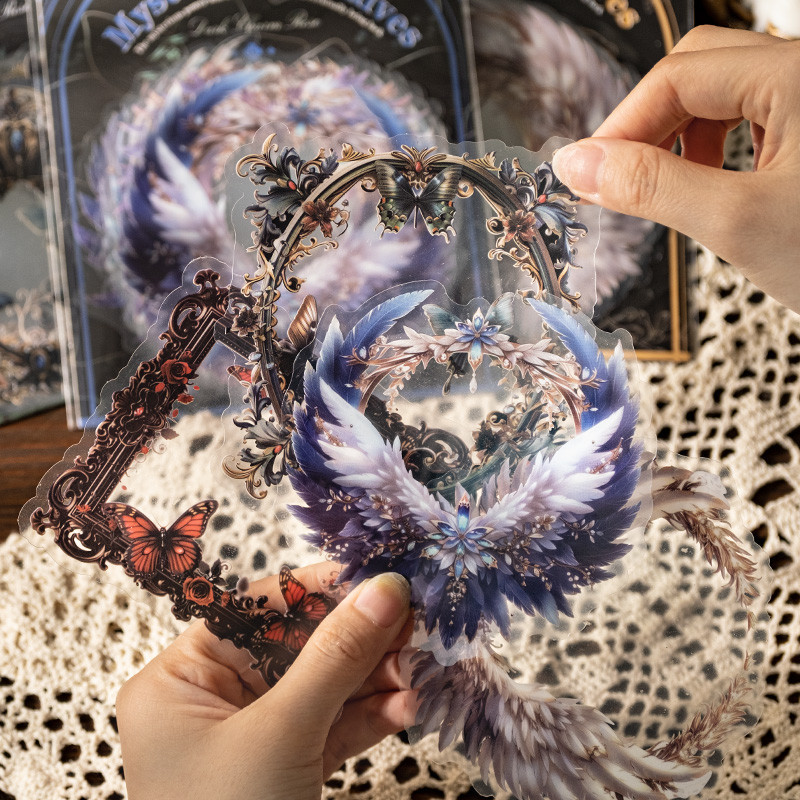 Journamm 12 ชิ้น/แพ็ค PET กรอบสติกเกอร์สติกเกอร์ตกแต่งสําหรับ Scrapbooking อุปกรณ์ Junk Journal ชุดอัลบั้ม Planner DIY Craft Embellishment