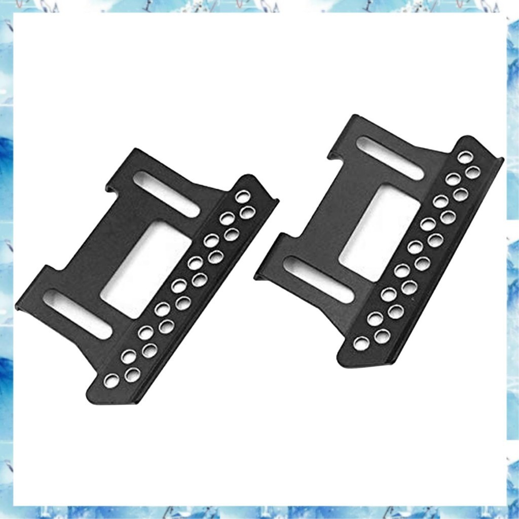 [ ] 1 คู่แผ่นด้านข้างคันเหยียบโลหะ Slider สําหรับ 1/10 RC Crawler Axial SCX10 86100 อะไหล่อัพเกรด