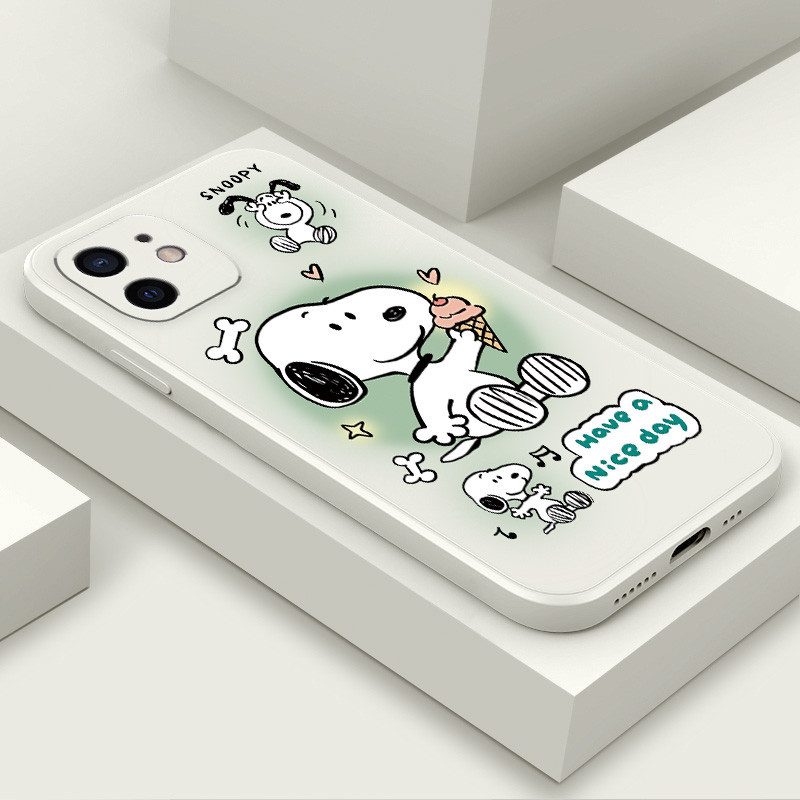 เคส Vivo Y03 Y18 Y27S Y28S Y28 5G Y38 V30E Y100 X100 PRO 5G IQOO Z9X Z9 5G MF047A snoopy ทนต่อการตกปกอ่อนเคสโทรศัพท์