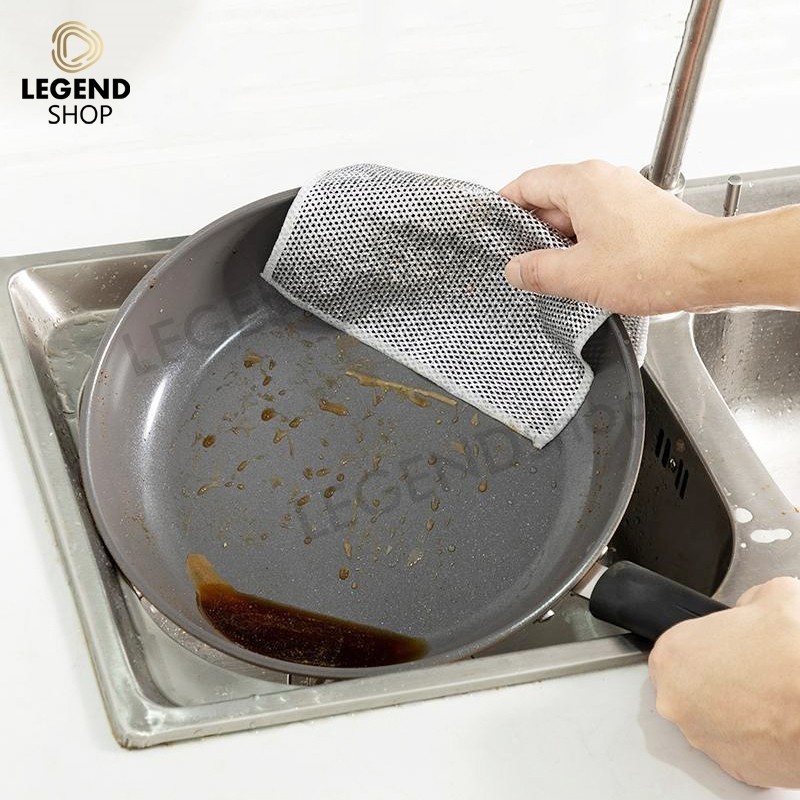 ล้างจาน ลวดเงิน ครัว ผ้าขนหนูล้างจาน ลวดโลหะ ผ้าล้างจาน ครัว ที่ล้างจาน ผ้าขนหนู แปรงล้างจาน ผ้าเช็ดครัว ผ้าฟองน้ํา - รูปที่ 2