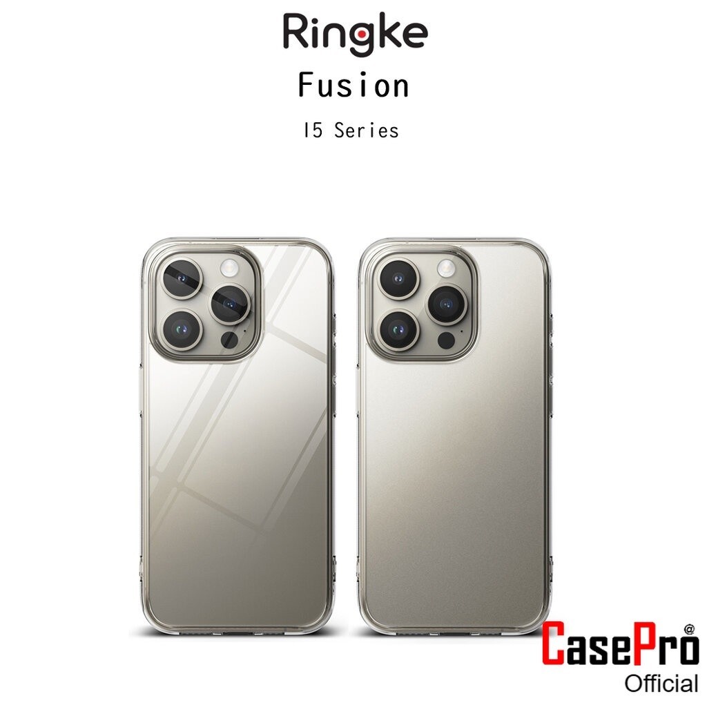 Ringke Fusion เคสใสกันกระแทกเกรดพรีเมี่ยมจากเกาหลี เคสสำหรับ iPhone15/15Plus15Pro/15Promax