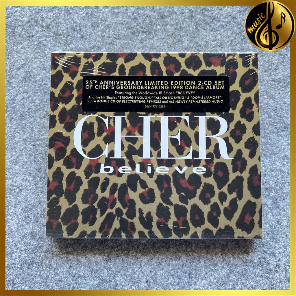 Cher Believe อัลบั้ม 2CD ดั้งเดิม [ปิดผนึก] จัดส่งรวดเร็วใหม่เอี่ยม