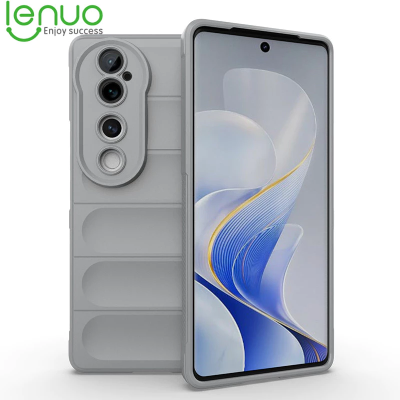 Lenuo นุ่มเคสโทรศัพท์สําหรับ วีโว่ Vivo V50 V40 Lite V30 V29 Pro V29e V30e V40 SE 5G Case ปลอกซิลิโคนกันกระแทกป้องกัน Flannel ปกหลัง
