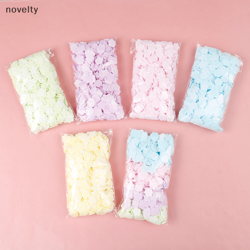 Nly 1000 ชิ้นสบู่ทําความสะอาดกระดาษแบบพกพาสบู่ล้างมือกระดาษหอม Slice N