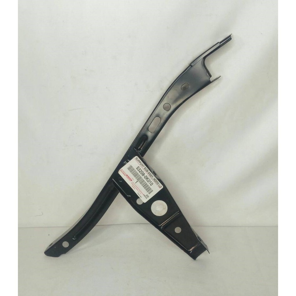 (ของแท้ศูนย์) TOYOTA เหล็กยึดกลอน ฝากระโปรงหน้า VIGO - CHAMP ปี 2004-2012 เหล็กตั้งกลอน วีโก้ / แชมป์ รหัส 53208-0K010