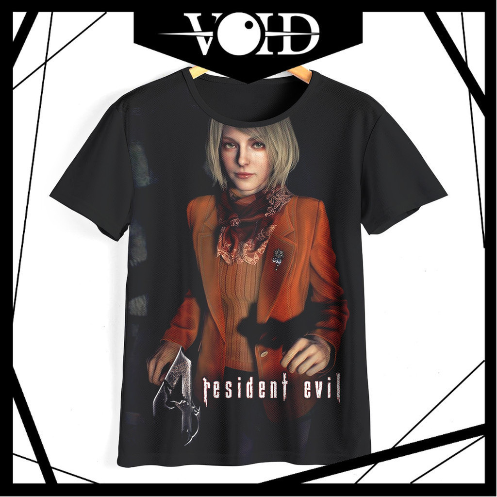 เสื้อยืดเด็ก เสื้อยืดผู้ใหญ่ เกมจัมโบ้ 16RE4 Resident Evil 4 Ashley เสื้อผ้าเด็กเสื้อผ้าผู้ใหญ่เกมจั