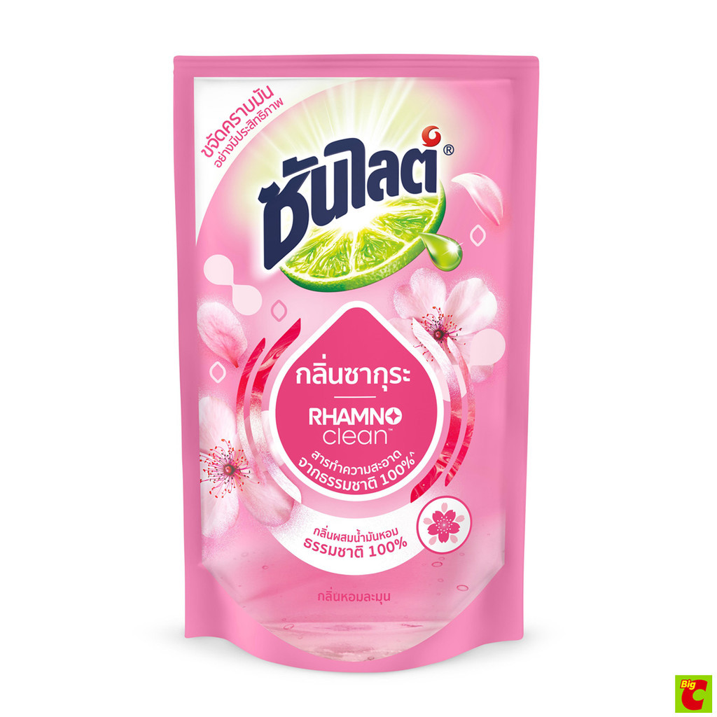 ซันไลต์ น้ำยาล้างจาน กลิ่นซากุระ 450 มล.