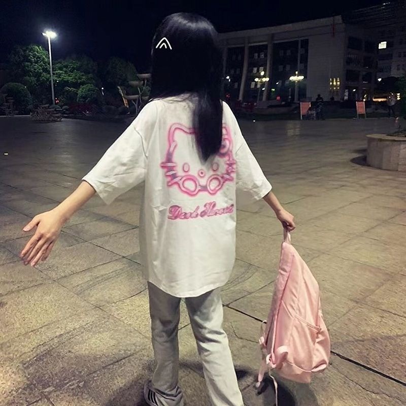ส่งไวจากไทยLucy Shopหลวม ins(ส่ง 24 ชั่วโมง)