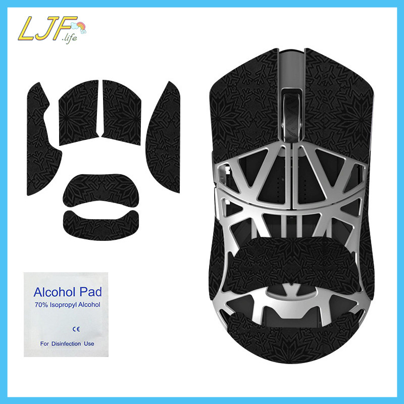 Ljf Anti-Slip Mouse Grip เทปสติกเกอร์สเก็ตสําหรับ WLmouse MAX เมาส์สําหรับเล่นเกม E-Sports Gamer อุปกรณ์เสริมดูดเหงื่อลื่น TH