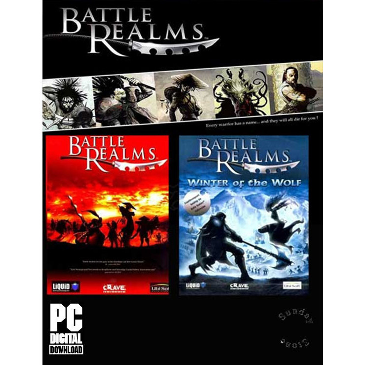 เกมวางแผนรบ Battle Realms Complete รวมทุกภาค [PC/Notebook]