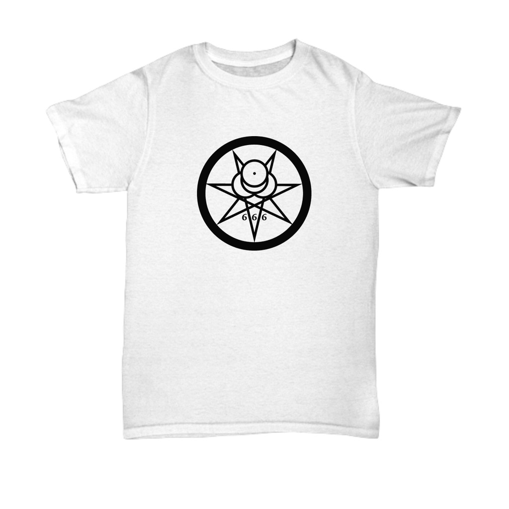 เสื้อ Thelema Esoteric - Mark Of The Beast Symbol - Aleister Crowley Occultingist