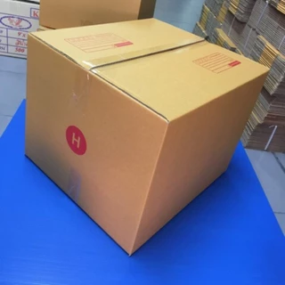 กล่องไปรษณีย์ เบอร์ H ขนาด 40×45×34 ซม. กล่องพัสดุฝาชน แพ็ค 20 ใบ หนา 3 ชั้น ราคาส่ง พร้อมส่ง Boxhero ล็อต 1020