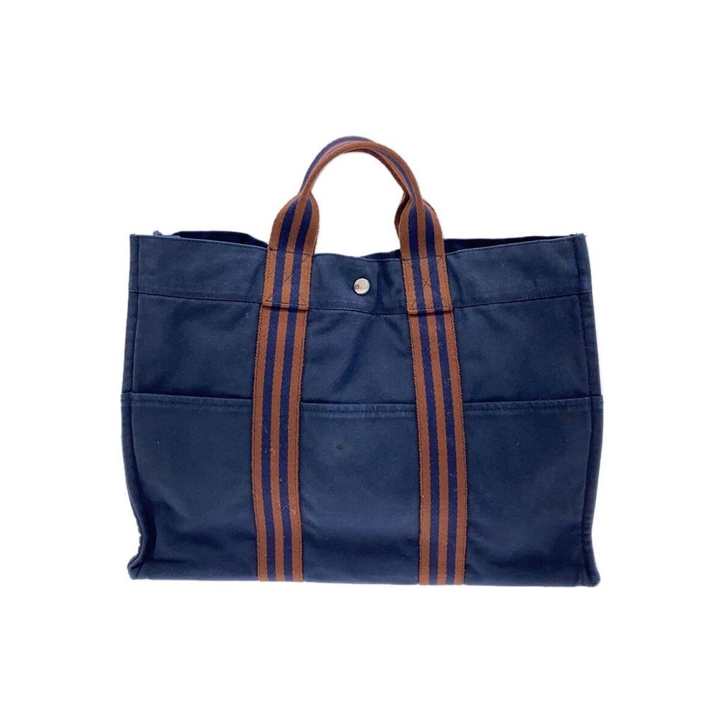 HERMES Tote Bag Navy Direct from Japan Secondhand 2333744536701