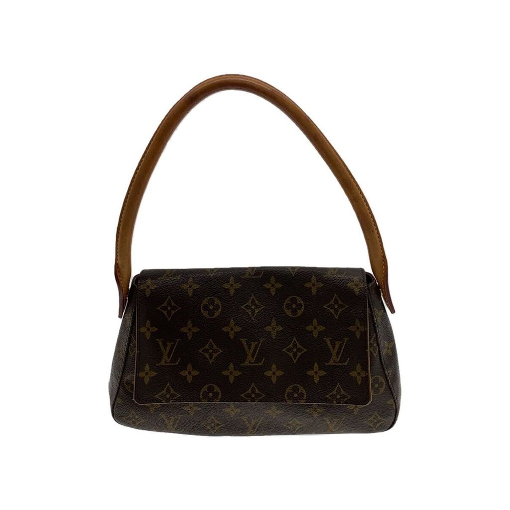 LOUIS VUITTON Handbag Monogram Looping Canvas Brown PVC Direct from Japan Secondhand 2337112052091