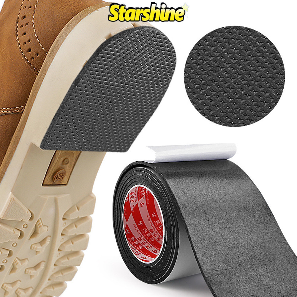 สีดําติดด้วยตนเอง Anti-slip Sole สติกเกอร์ Mute Cushion Insoles ซ่อม Outsole รองเท้า Soles ผู้ชายผู้หญิงรองเท้าสวมใส่ Pads อุปกรณ์รองเท้า