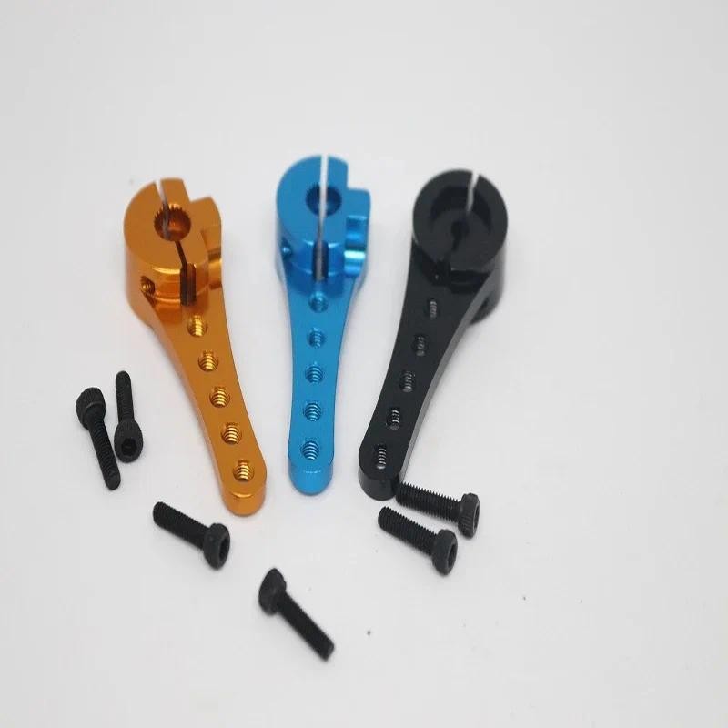 Rc รถพวงมาลัย Servo Horn Arm 25T ฟันยาวสําหรับ 1/10 1/8 1/5 Scale Off Road รถบรรทุก Buggy Truggy