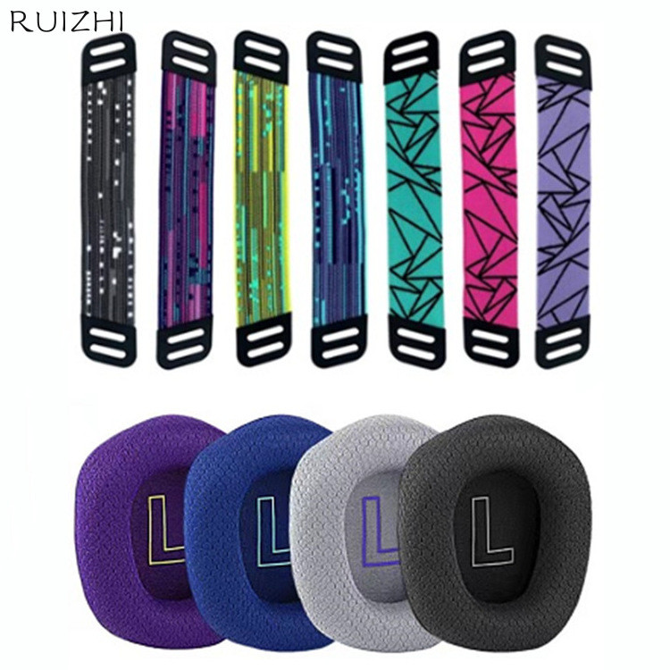 เปลี่ยนหูฟังแผ่นรองหูฟังสําหรับ Logitech G733 G335 G733 หูฟังแบบคาดศีรษะแผ่นรองหูฟัง