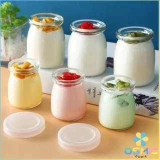 MIC กระปุกพุดดิ้ง พร้อมฝาปิด 100ml 150ml 200ml สําหรับใส่อาหารเด็ก โยเกิร์ต ของหวาน Pudding Bottle