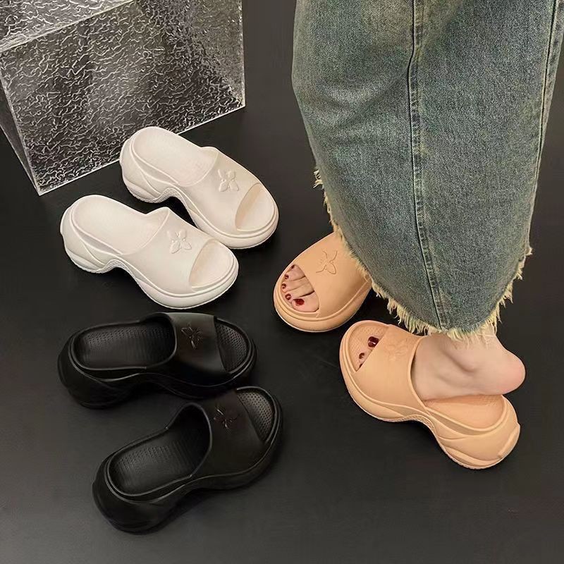 รองเท้าแตะผู้หญิง เสริมส้น สูง 9cm. วัสดุ EVA น้ำหนักเบา พื้นนุ่มสบายเท้า มีกันลื่น ทรงสวย #sy189 ราคา ถูกที่สุด ดีลบีเคเค แกลเลอรีภาพที่ 8