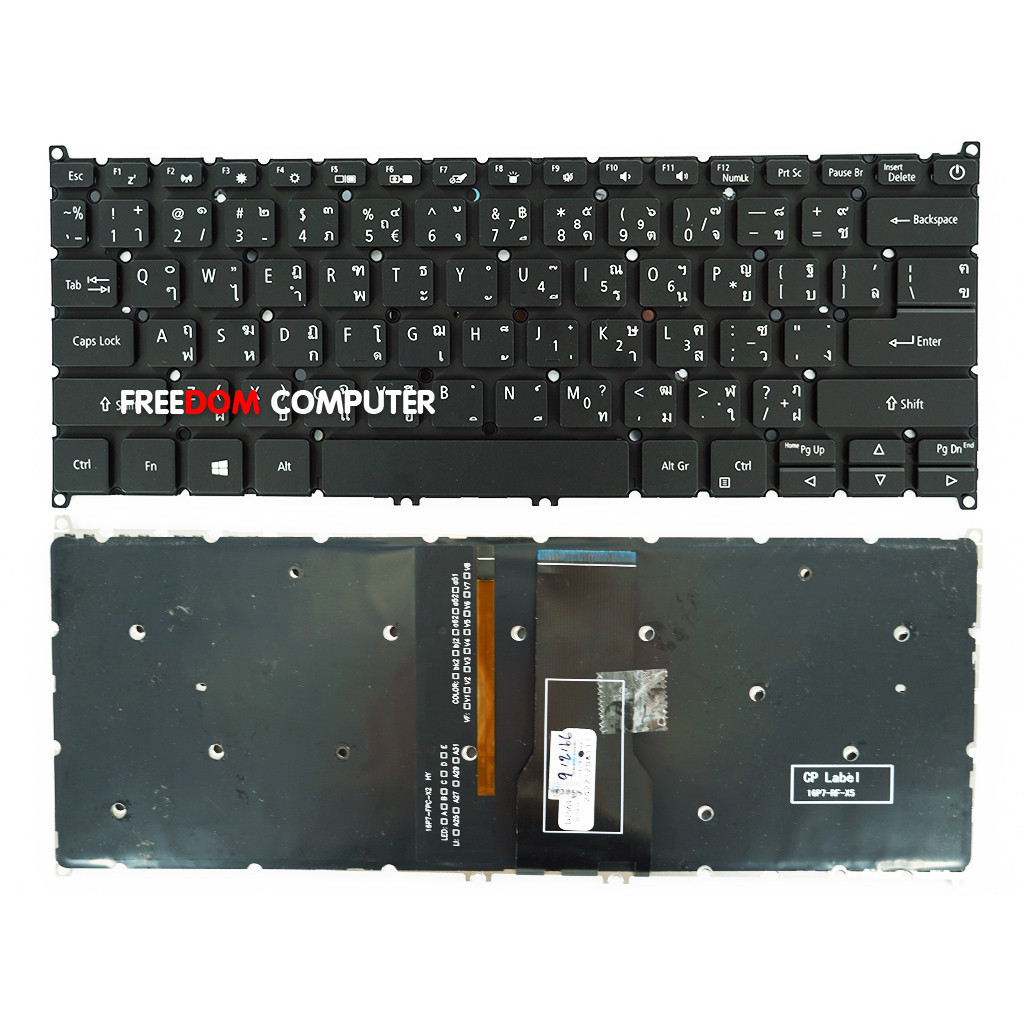 คีย์บอร์ด ACER Swift 3 SF314-54 SF114-32 Aspire 3 A314-22 SF314-41 มีไฟ ไทย-อังกฤษ KEYBOARD