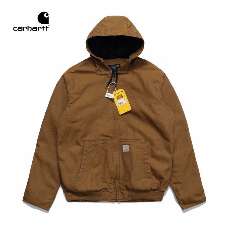Carhartt 100% Original ปักโลโก้ Warm Incrasation เสื้อแจ็คเก็ตมีฮู้ดสําหรับผู้ชาย