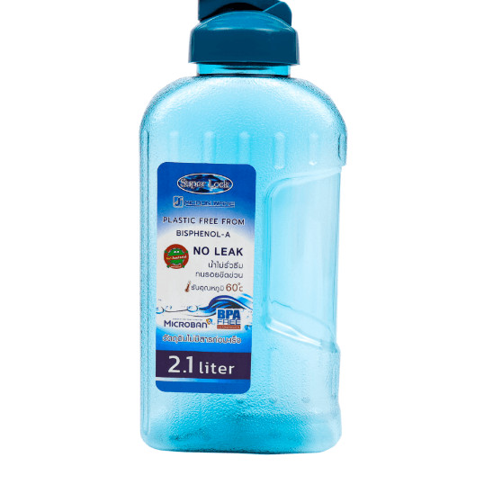 GlobalHouse SUPER LOCK ขวดน้ำ 2100 มล. 5210 คละสี สินค้าของแท้คุณภาพดี