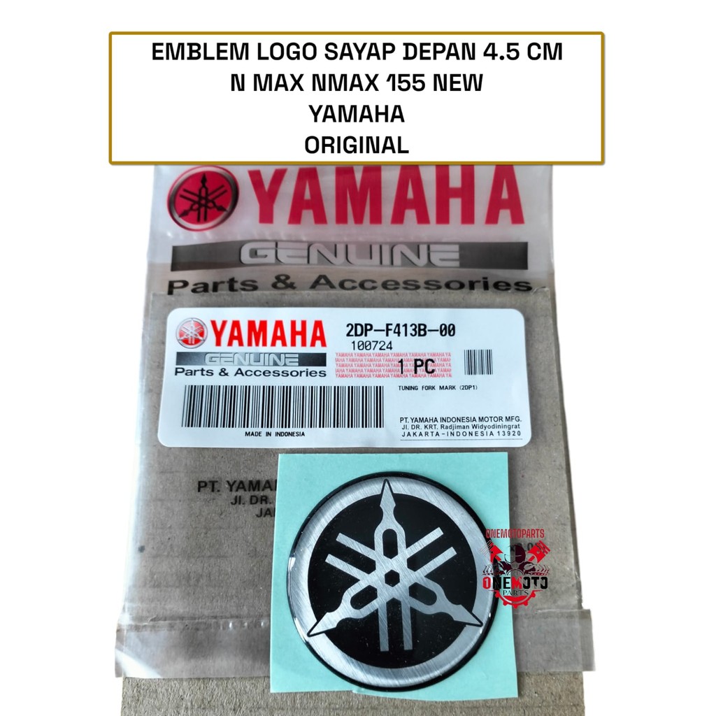 ด้านหน้า WING โลโก้ EMBLEM 4.5 CM N MAX NMAX 155 ใหม่ YAMAHA ORIGINAL 2DP-F413B-0000