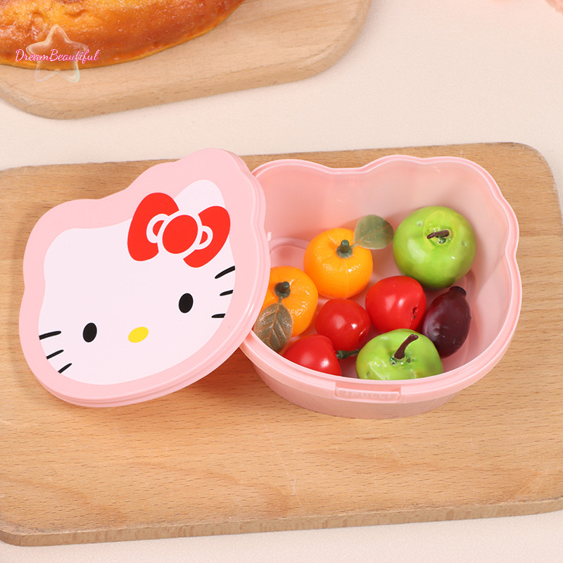 <DBFl>Sanrio Hello Kitty Y2Kกล่องเก็บอะนิเมะKuromi Cinnamoroll Kawaiiน่ารักการ์ตูนนักเรียนHairpinเดสก์ท็อปของเล่นสาวของขวัญใหม่