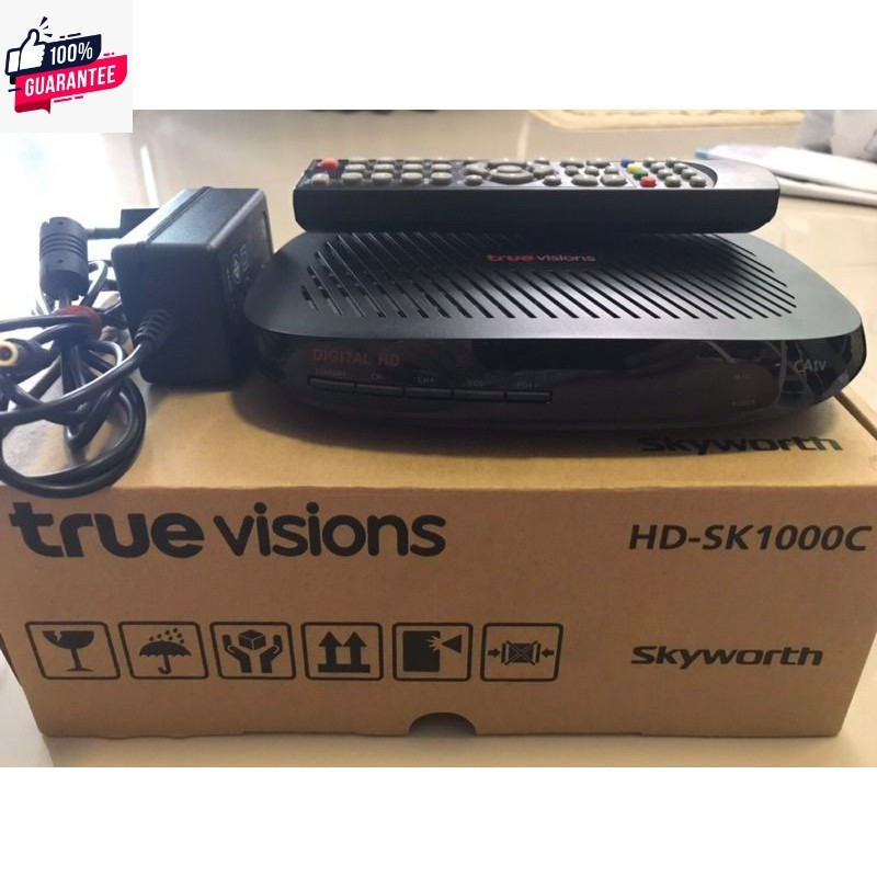 Truevision HD-SK1000C ไม่มีการ์ดให้ สินค้าสภาพดี กล่องทรูวิชั่นใช้ในระเคเิล Truevision รุ่น HD-SK100