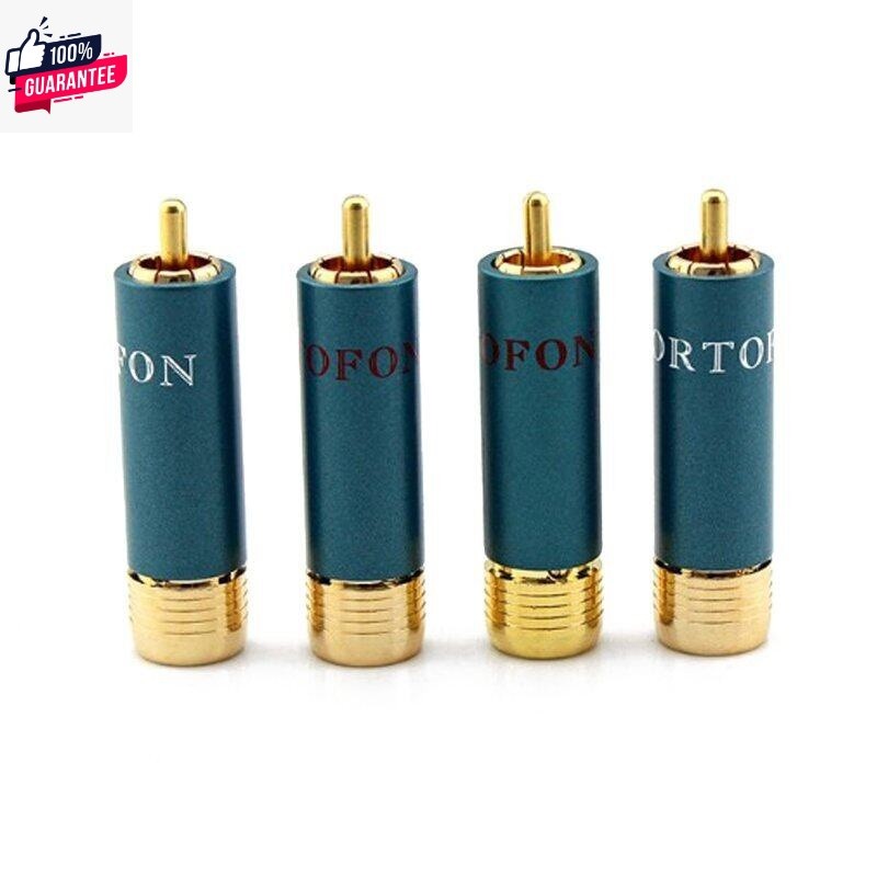 อุปกรณ์เชื่อมต่อไฮไฟ Rca Plug Hi-end Ortofon 8nx Rca สําหรั Rca 11 มม.