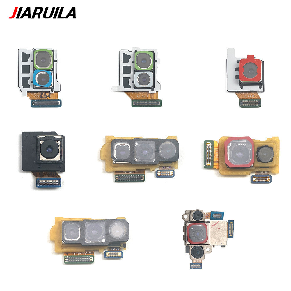 สําหรับ Samsung S10e S10 Lite S9 Plus G960F G960U G965F G965U G770F กล้องด้านหน้า + กล้องด้านหลัง Fl
